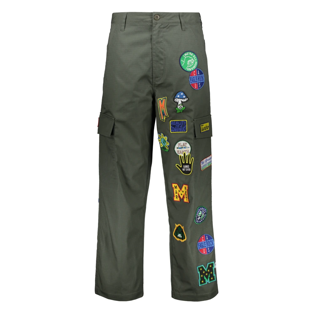 Market Cargo Broek met Veel Zakken Green Heren