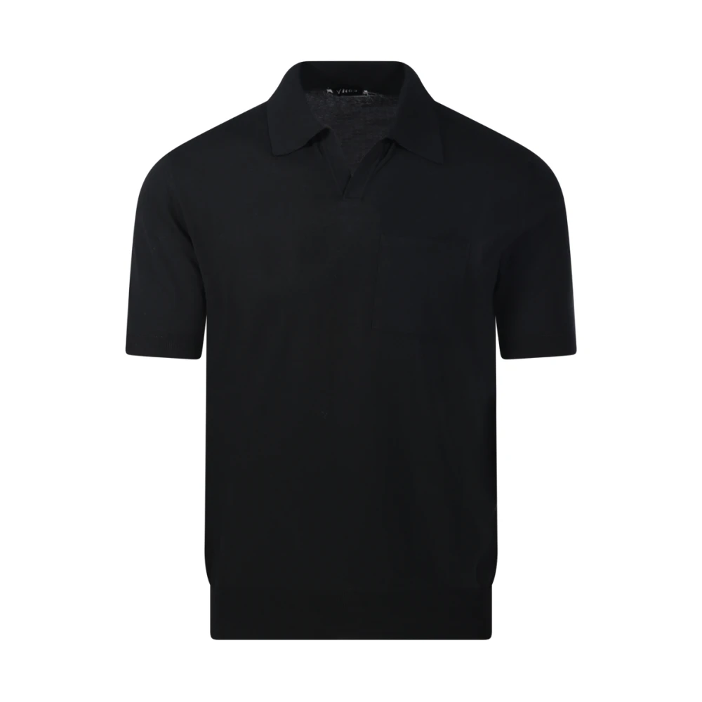 Altea Klassieke Polo T-shirt in Zwart Black Heren