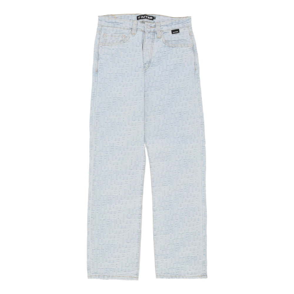 Iuter Lichtblauwe Losse Denim Jeans Blue Heren
