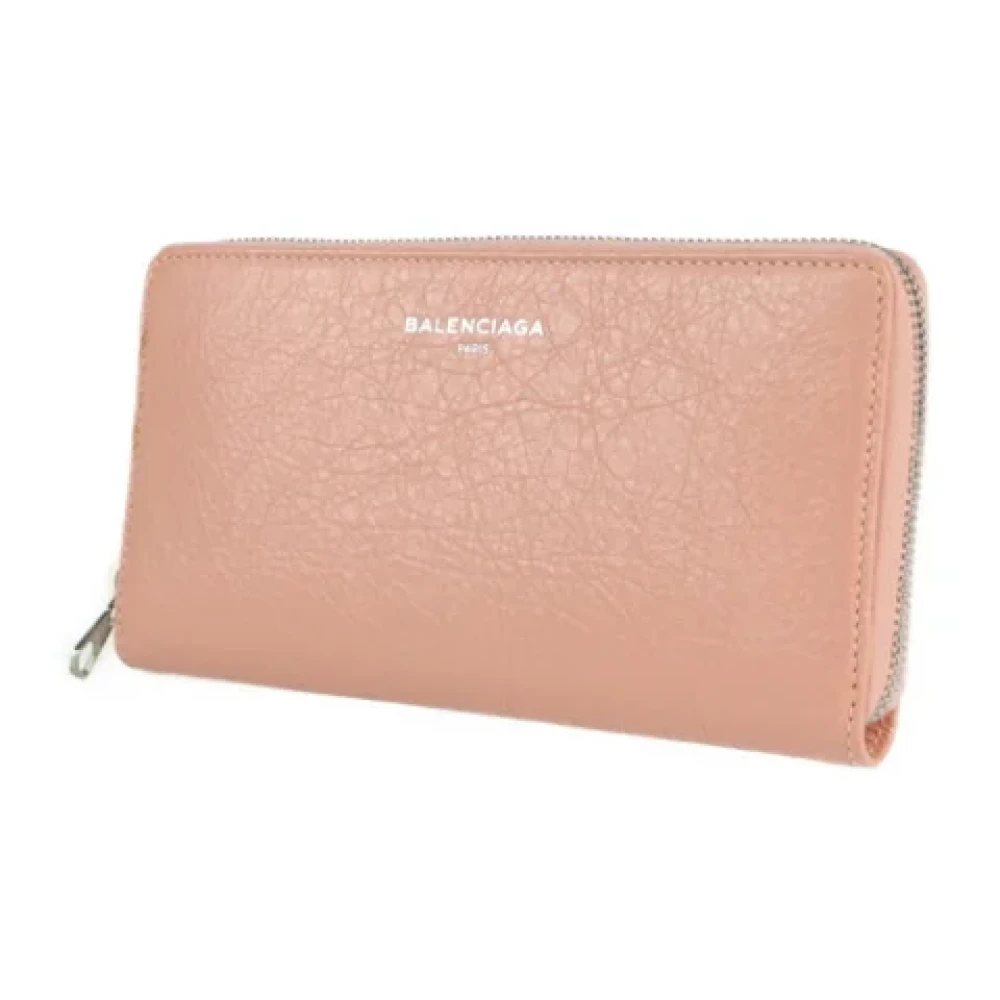 Balenciaga Vintage Pre-owned Leather wallets Pink Dames