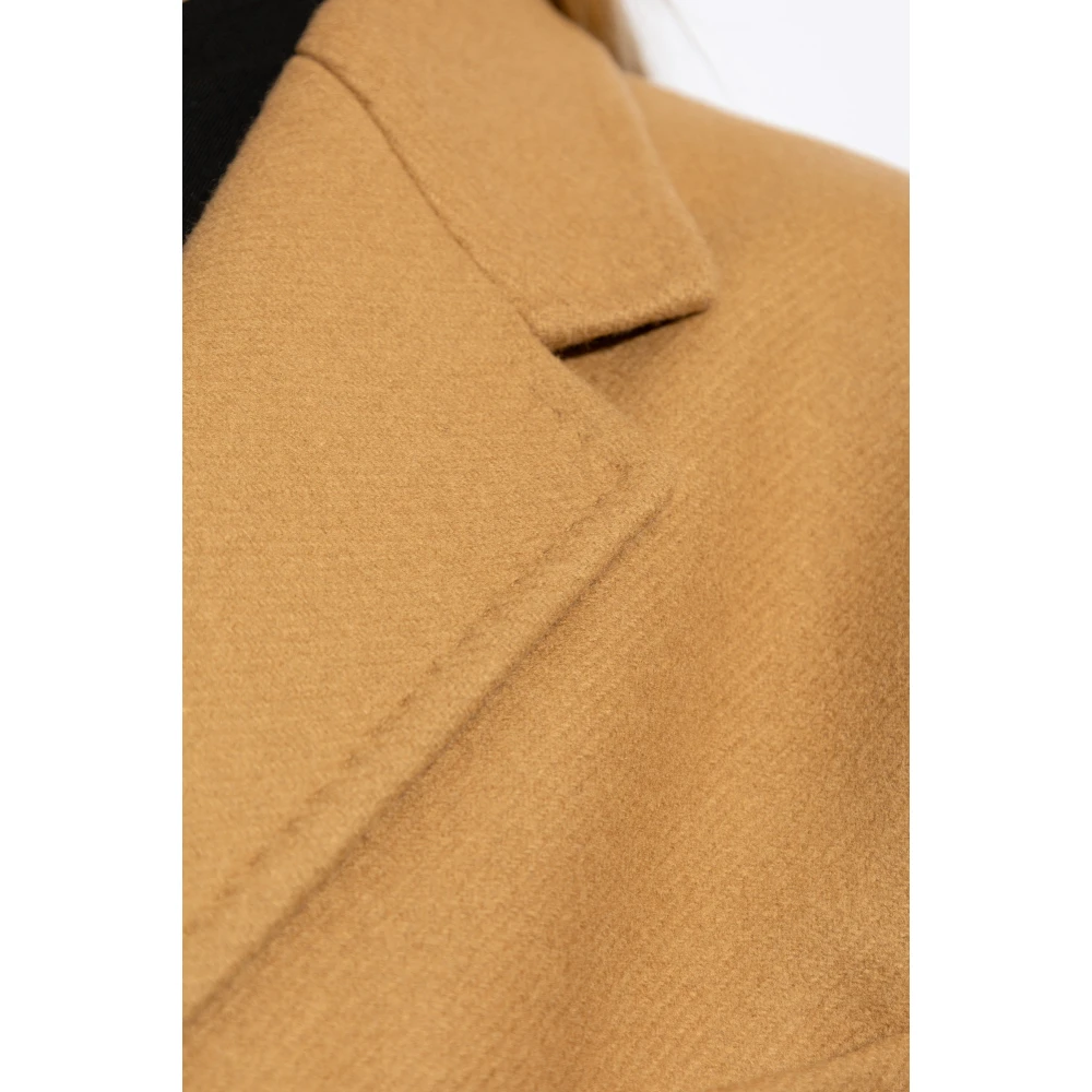 Dsquared2 Wollen jas Beige Dames