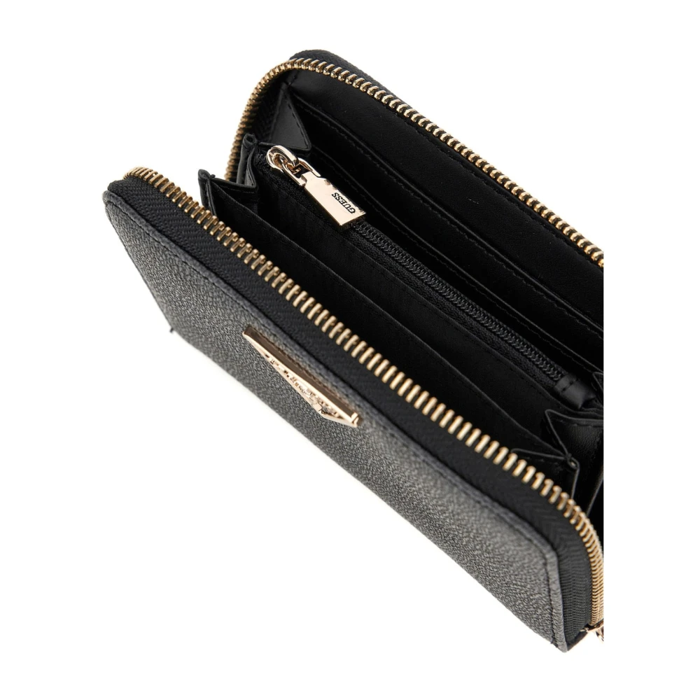Guess Laurel Slg Phone Cro Portemonnee Black Dames