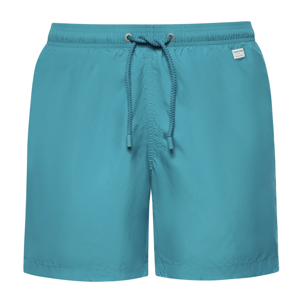 Mc2 Saint Barth Green Beachwear, Male, 3XL, Lightweight Swim Shorts