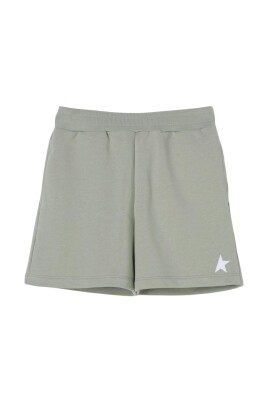 green-star-detail-kids-shorts