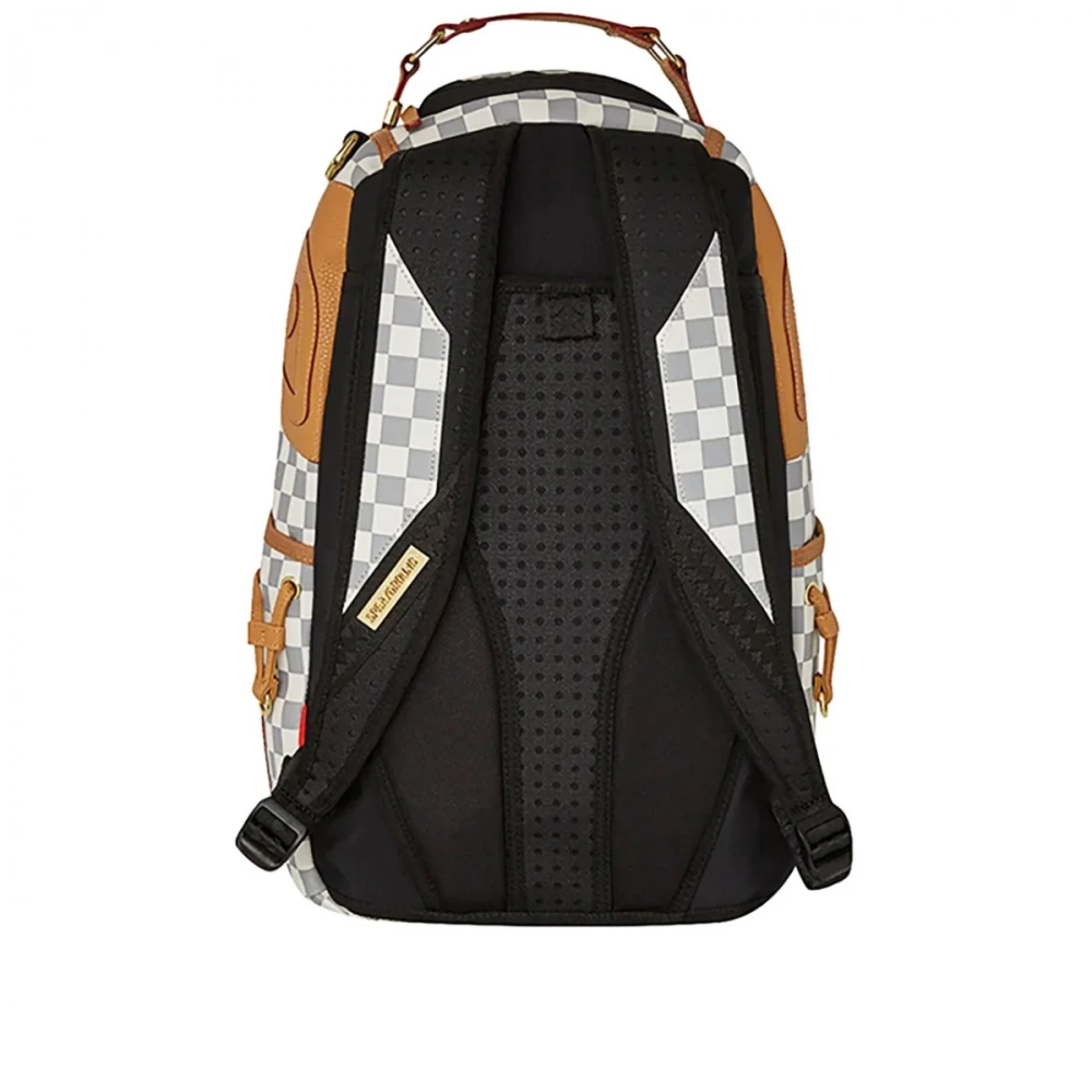 Sprayground Stijlvolle Raceway Rugzak Crème Gray Unisex