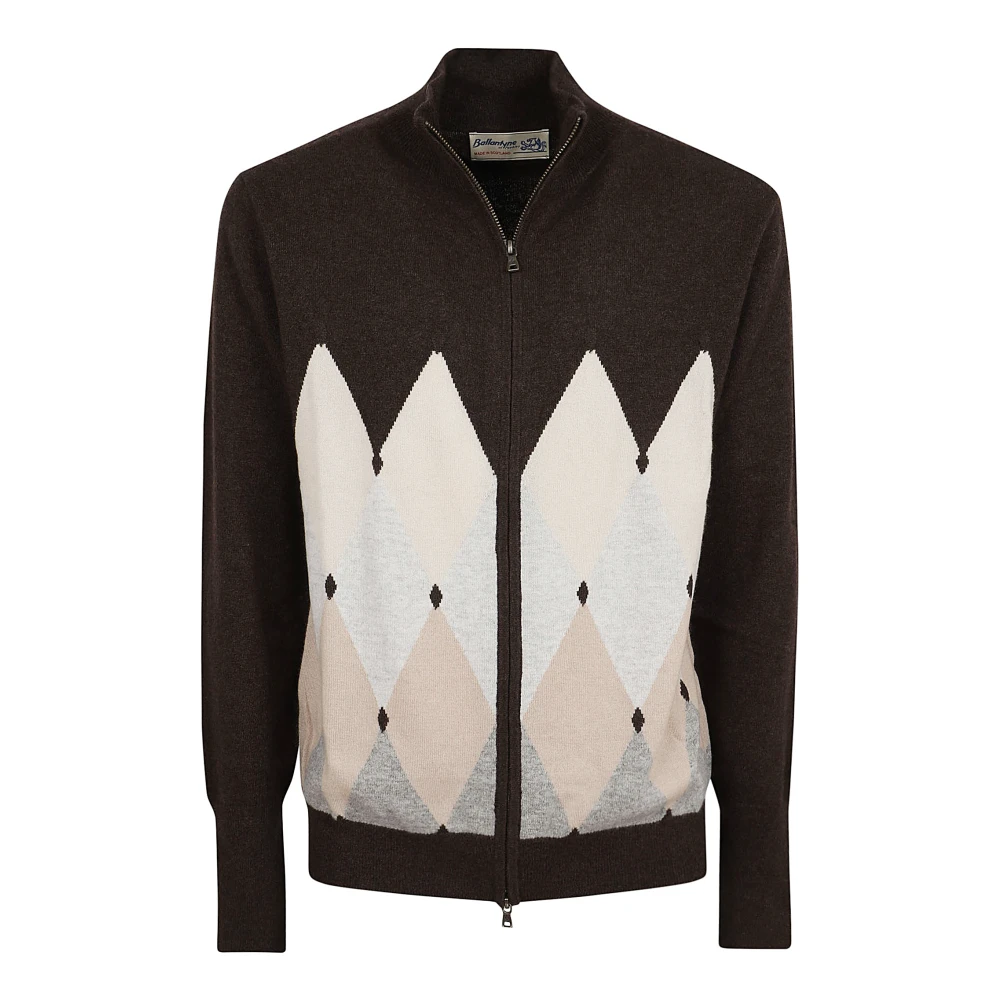 Ballantyne Moro Full Zip Cardigan Multicolor Heren