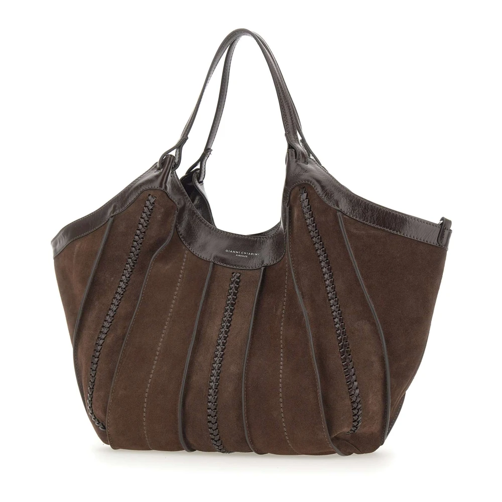 Gianni Chiarini Women's Brown Dua Shoulder Bag - Shopping Bags - One Size - Bags