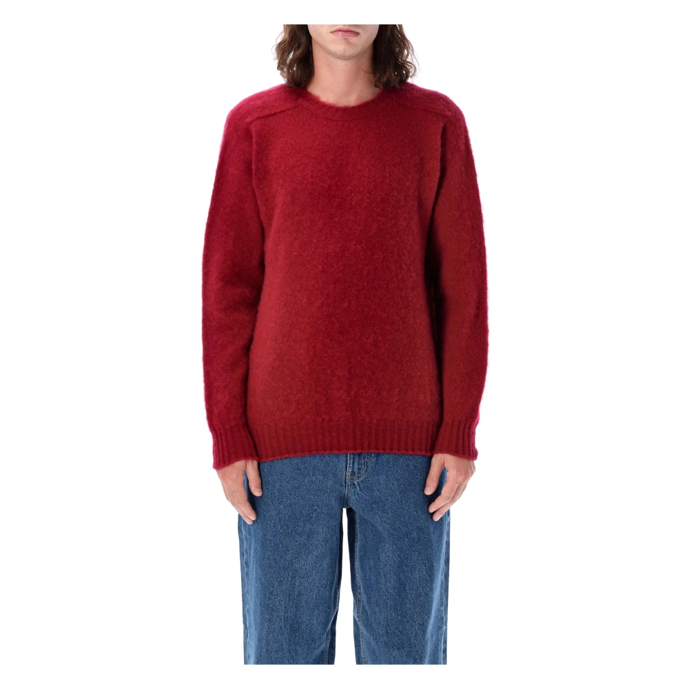 Howlin' Shaggy Bear Gebreide kleding Rosy Aw24 Red Heren