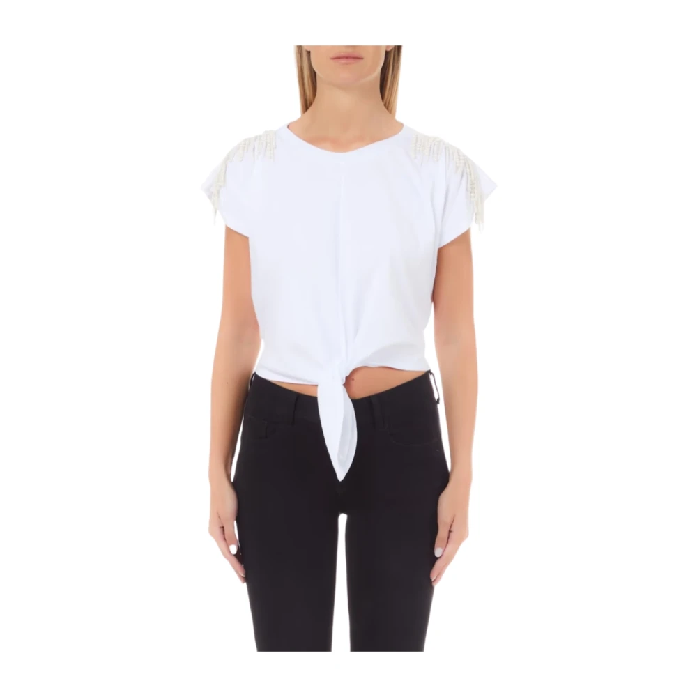 Liu Jo T-Shirt Klassiek Model White Dames