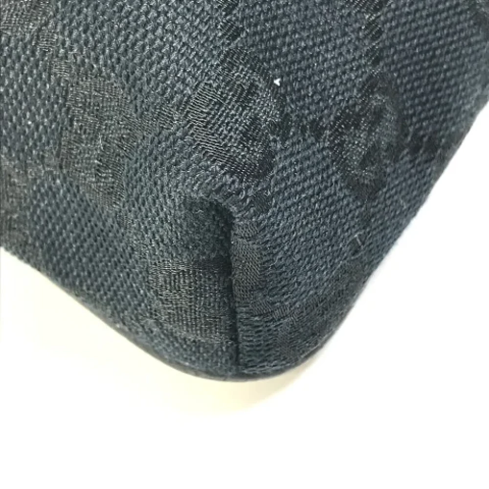 Gucci Vintage Pre-owned Canvas gucci-bags Black Heren