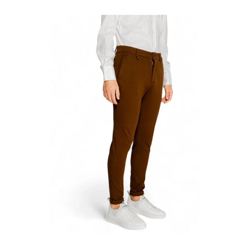Antony Morato Bruine Viscose Tailored Jeans & Broeken Brown Heren