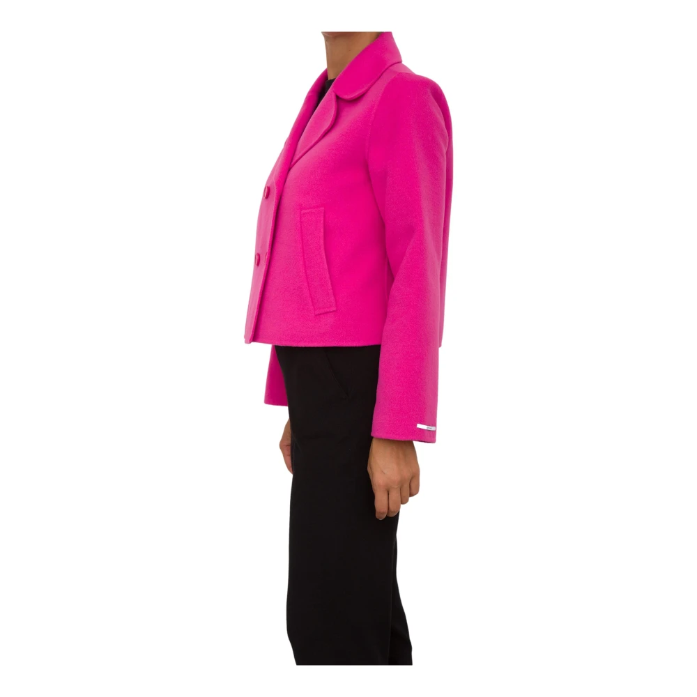 Marella Stijlvolle Winterjas Pink Dames