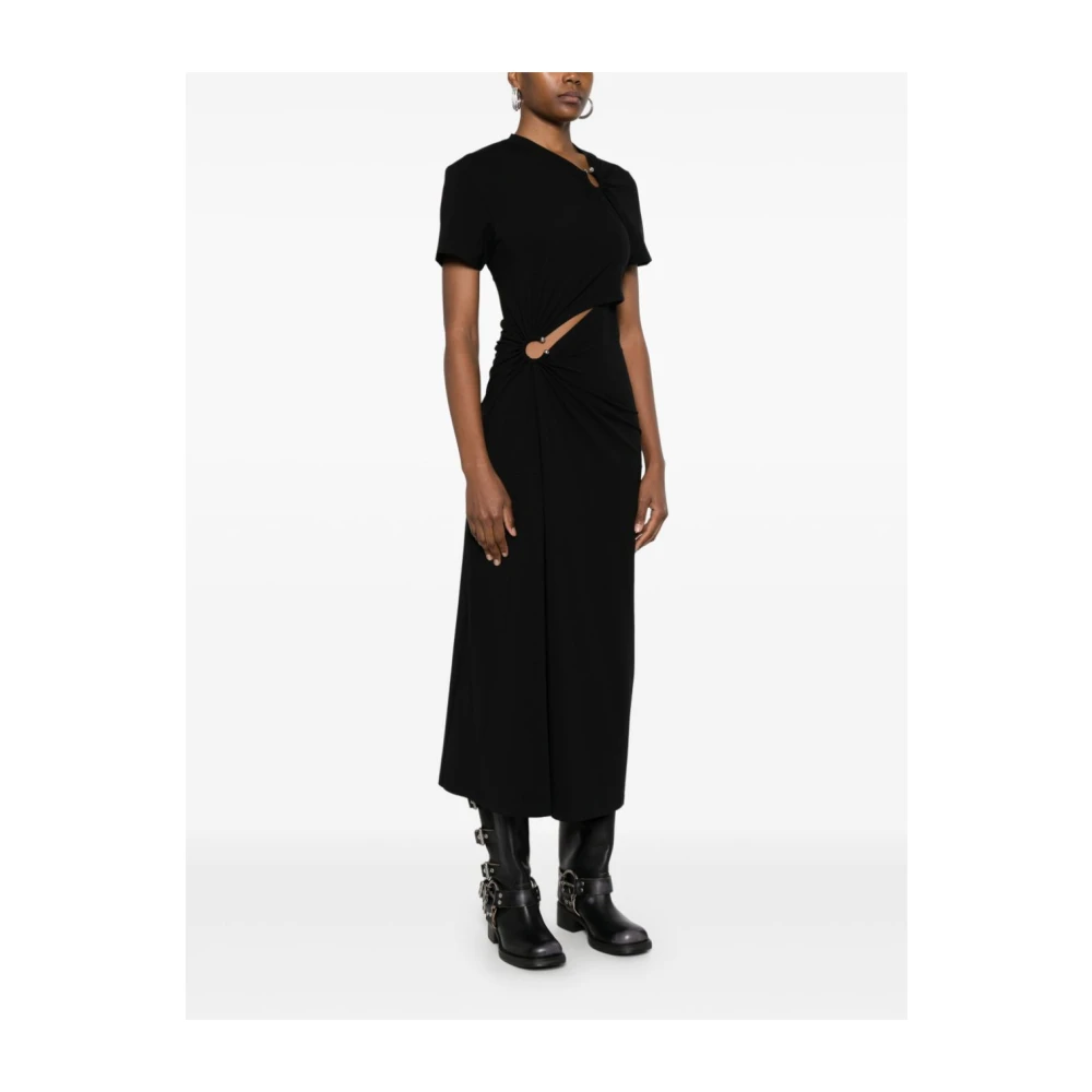 Paco Rabanne Elegante Nero Jurk Black Dames