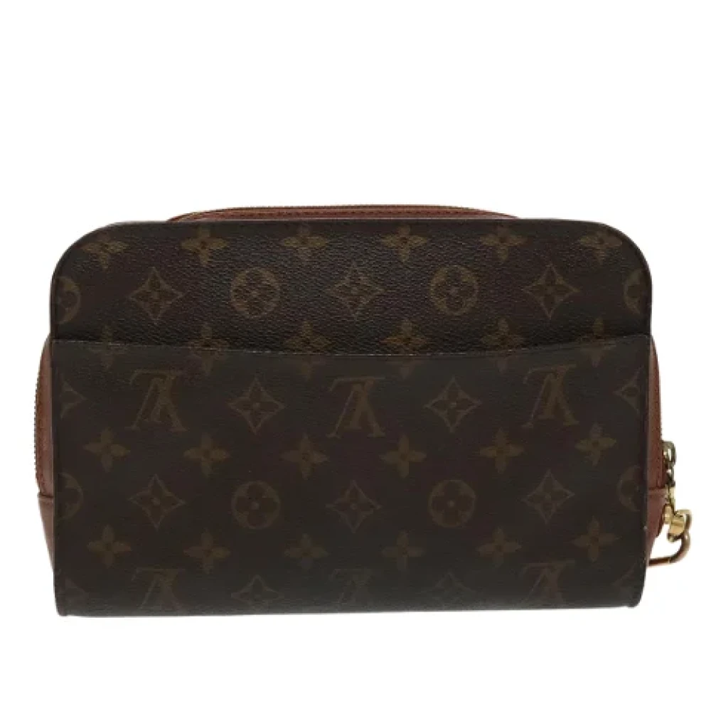 Louis Vuitton Vintage Pre-owned Canvas clutches Brown Dames