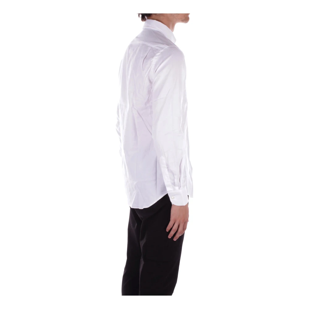 PAUL & SHARK Yachting Logo Front Button Shirt White Heren