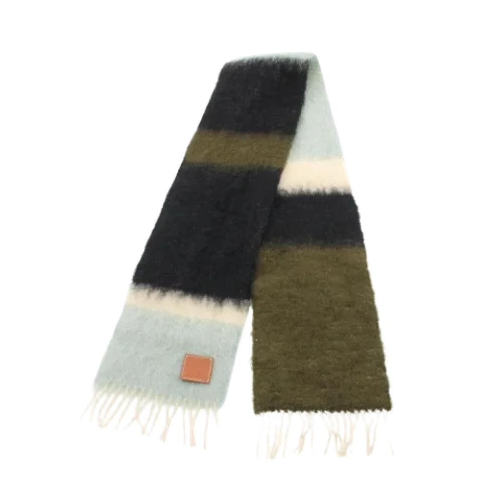 Loewe Pre-owned Wool scarves Multicolor Dames