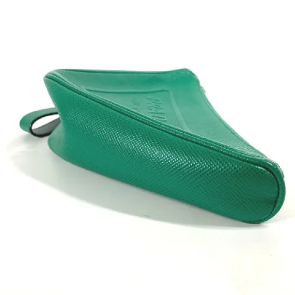 Prada Vintage Pre-owned Fabric prada-bags Green Dames