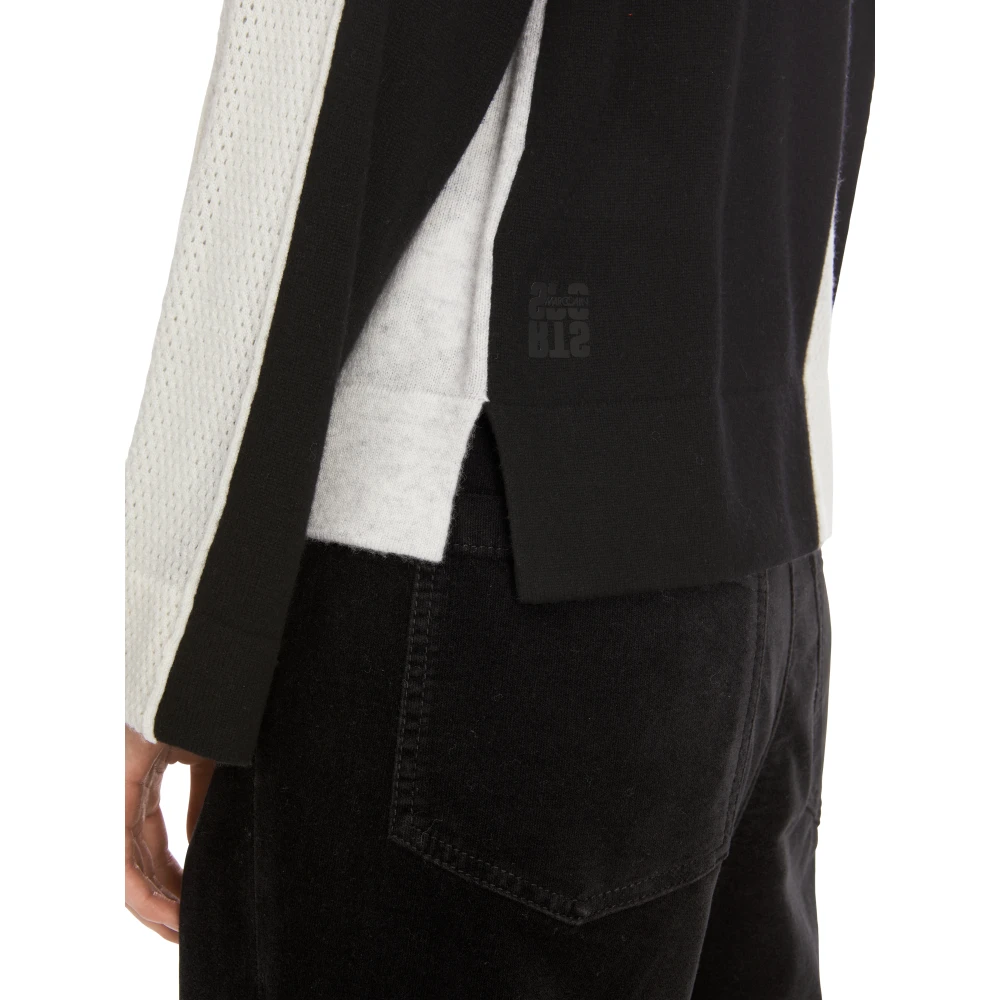 Marc Cain Oversized Wollen Kasjmier Trui Gray Dames