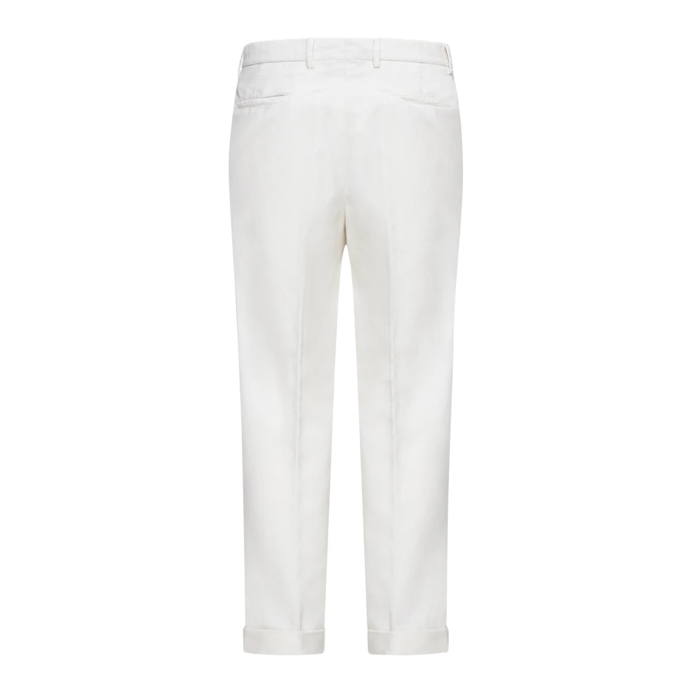 BRUNELLO CUCINELLI Elegante Herenbroek White Heren