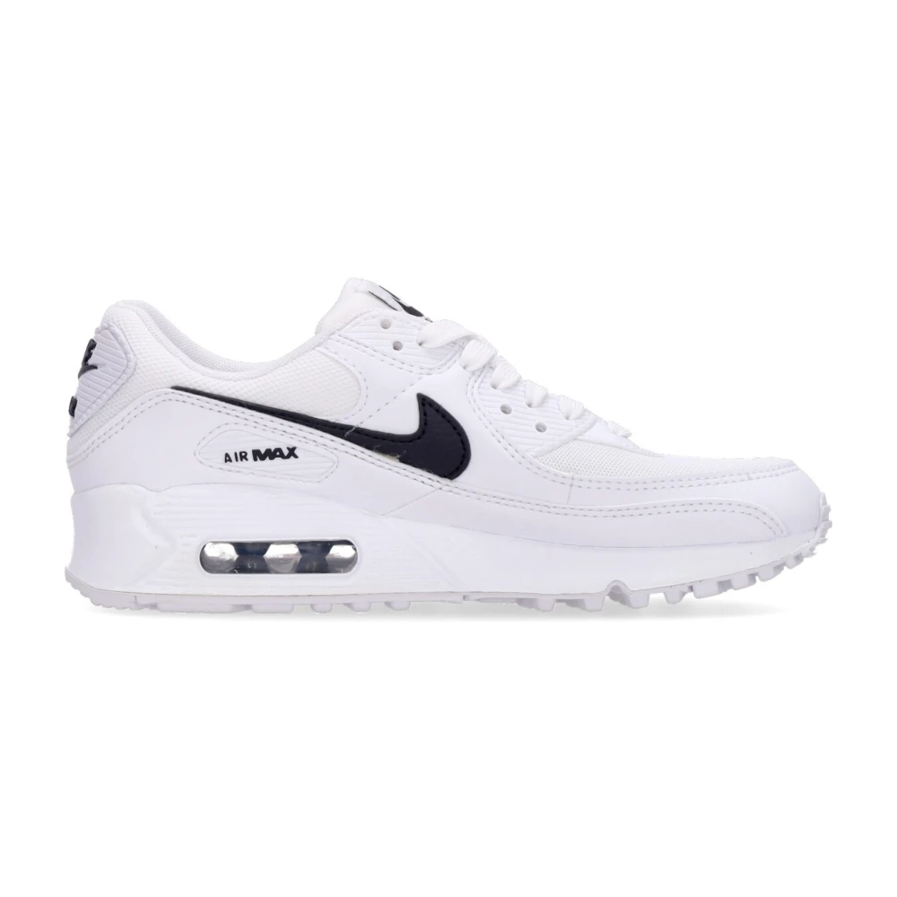 Nike Air Max 90 White/Black/White Sneakers White, Dam