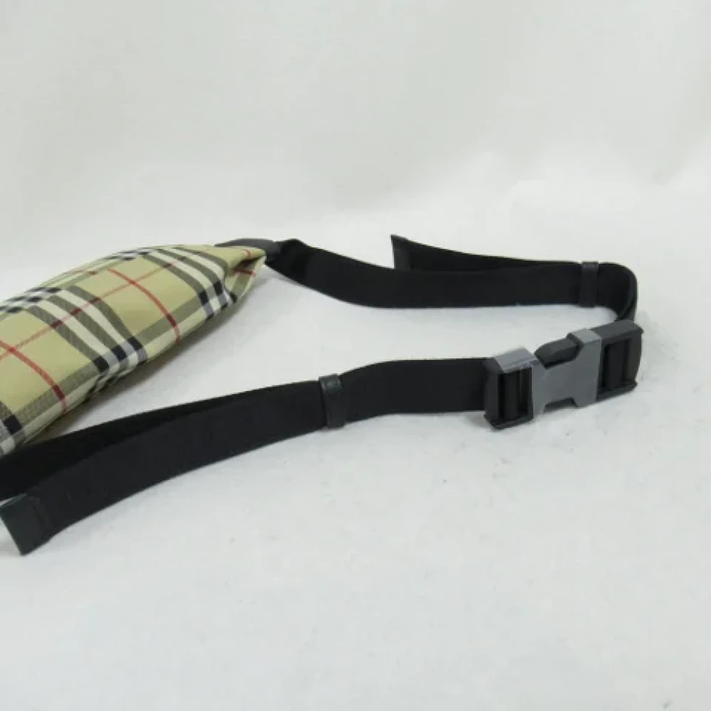 Burberry Vintage Pre-owned Fabric crossbody-bags Beige Dames