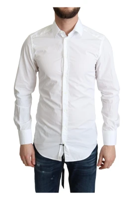 Elegant vit bomullsskjorta