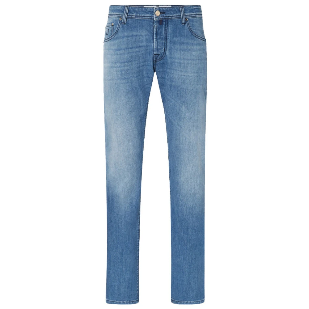 Jacob Cohën Slim Fit Gewassen Katoen Jeans Blue Heren