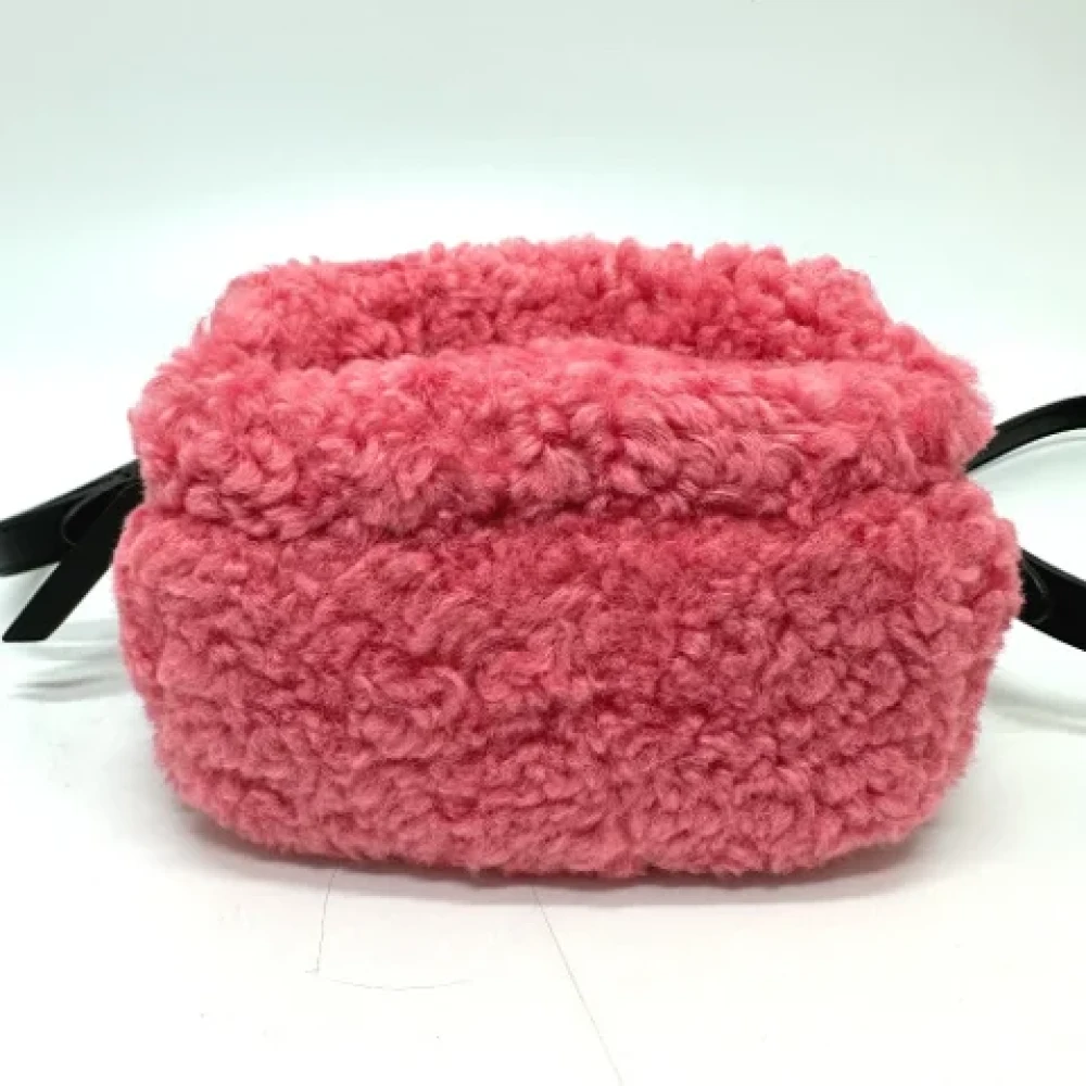 Moncler Pre-owned Plastic backpacks Pink Dames