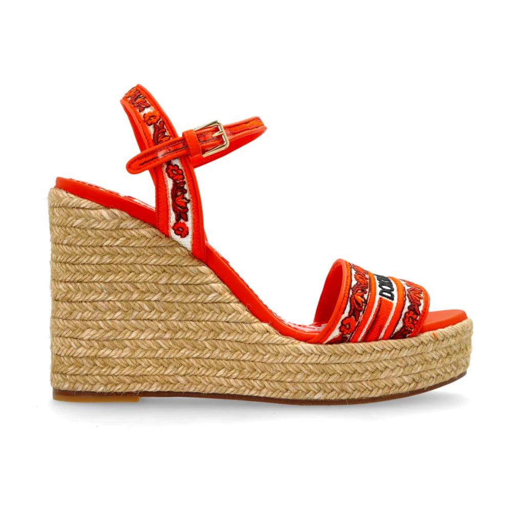 Dolce & Gabbana Donna Arancione Scarpe, 40 Eu, New,