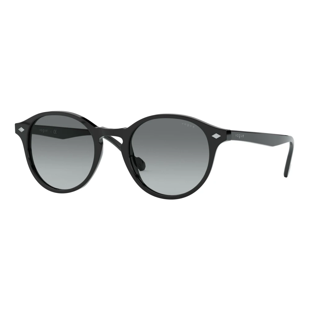 Vogue Men's Black/Grey Shaded Sunglasses