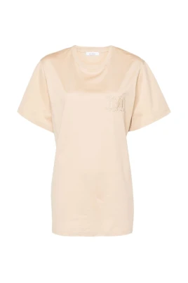 Brun Bomull Kortärmad Tshirt