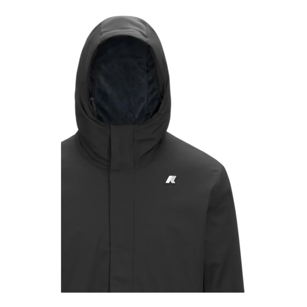 K-way Zwarte Jassen Jacko Twill Marmotta Black Heren