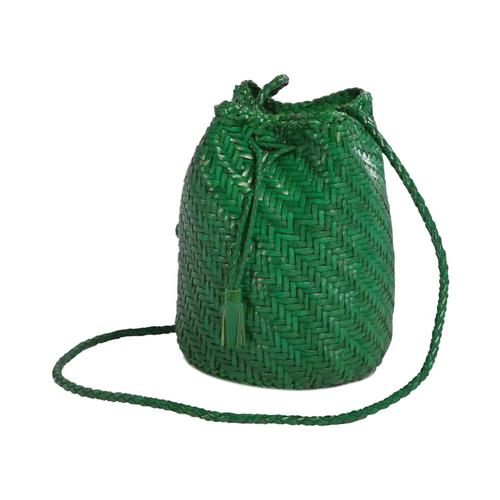Dragon Diffusion Stijlvolle leren handtas voor vrouwen Green Dames