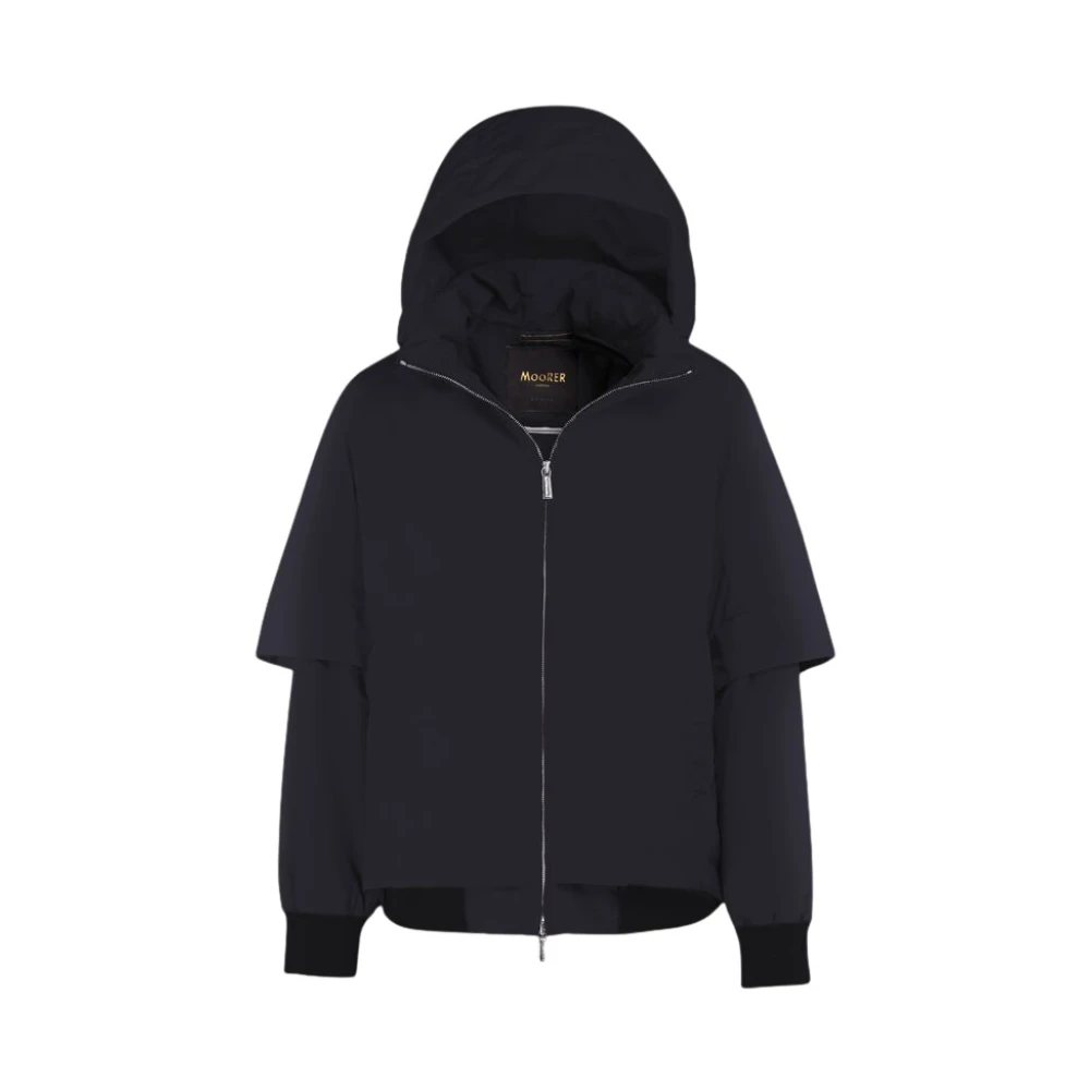 Moorer Women's Blue Light Jackets, M, Talitha-Stp Jacket