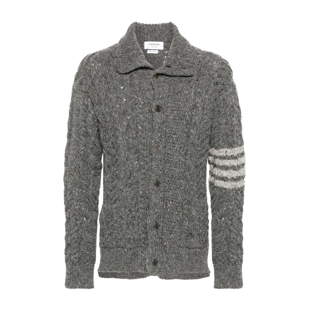 Thom Browne Stijlvolle Sweaters Collectie Gray Heren