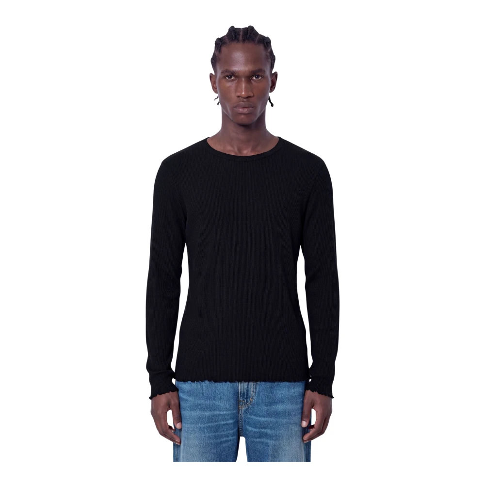 Our Legacy Men's Black Elongated Longsleeve Top - Man Tops Eu - 52 - Image 4