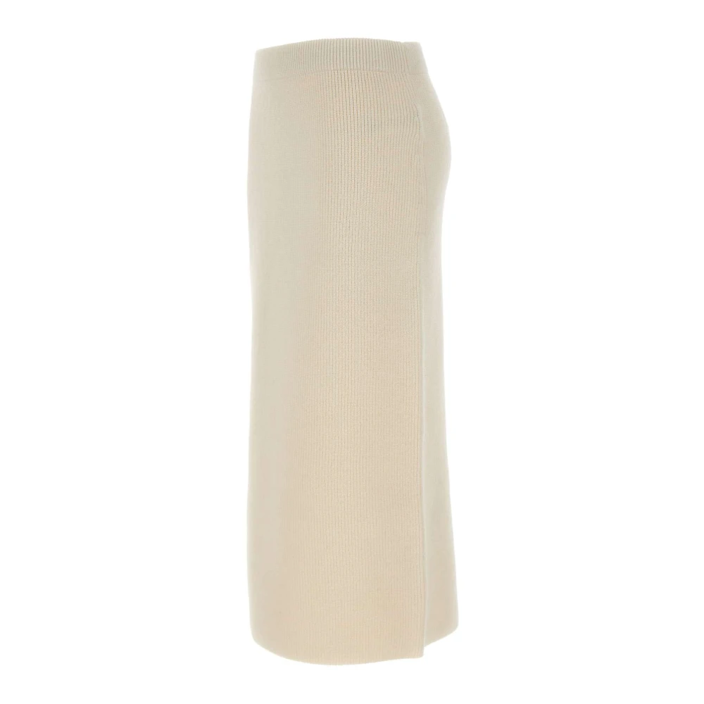Fabiana Filippi Luxe Wolmix Crème Rok White Dames