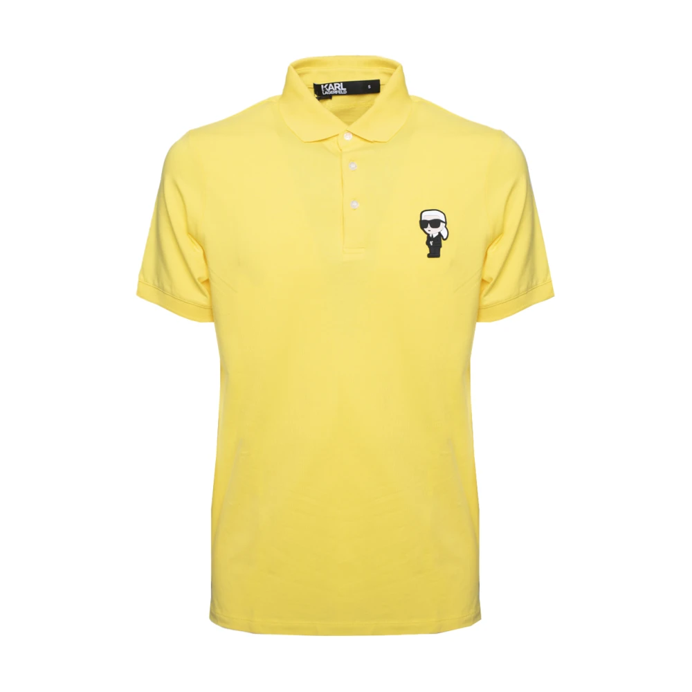 Karl Lagerfeld Gele Tokidoki Polo T-Shirt Yellow Heren