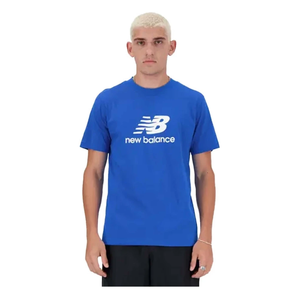 New Balance T-shirt Blue Heren