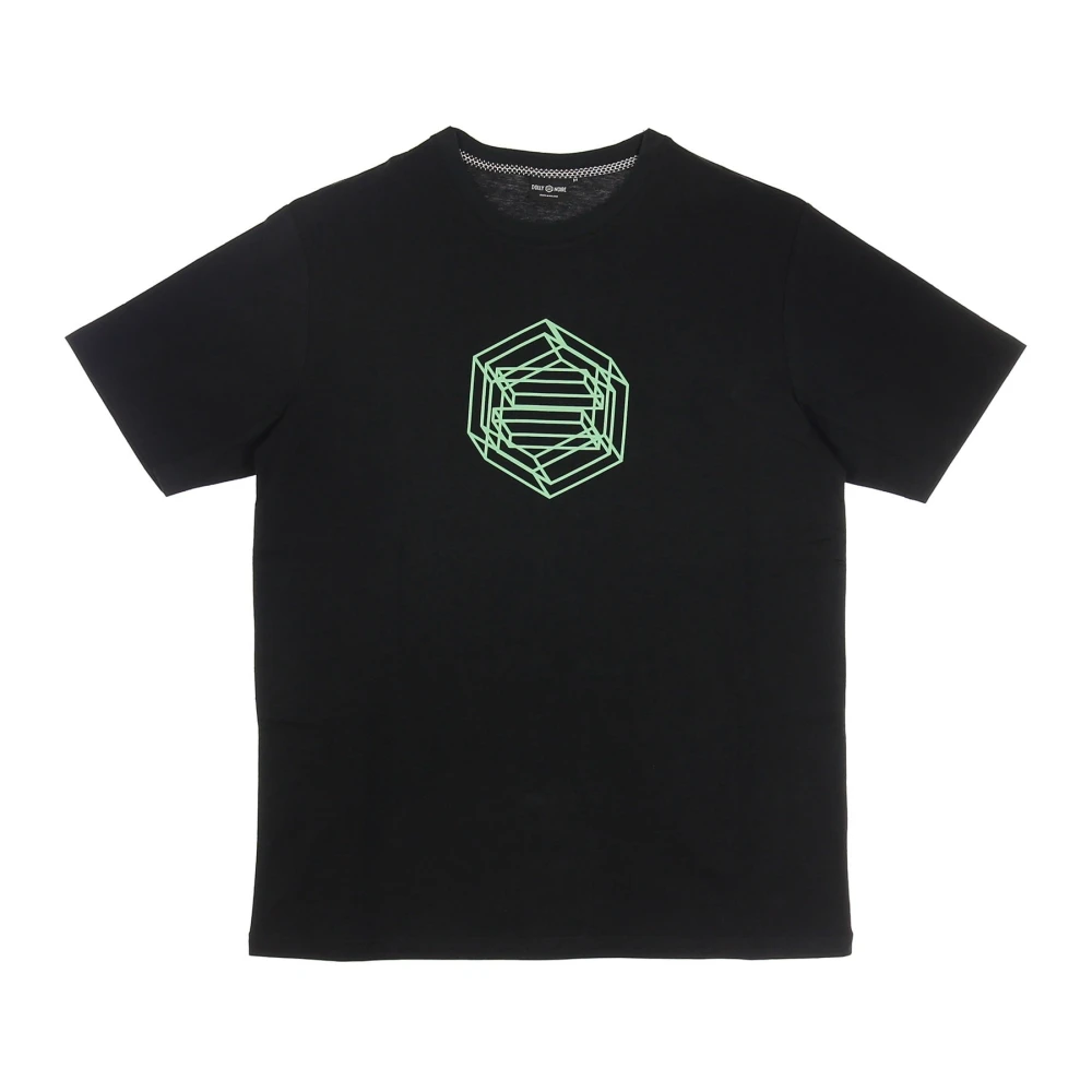 Dolly Noire Zwart Wireframe Logo T-Shirt Black Heren