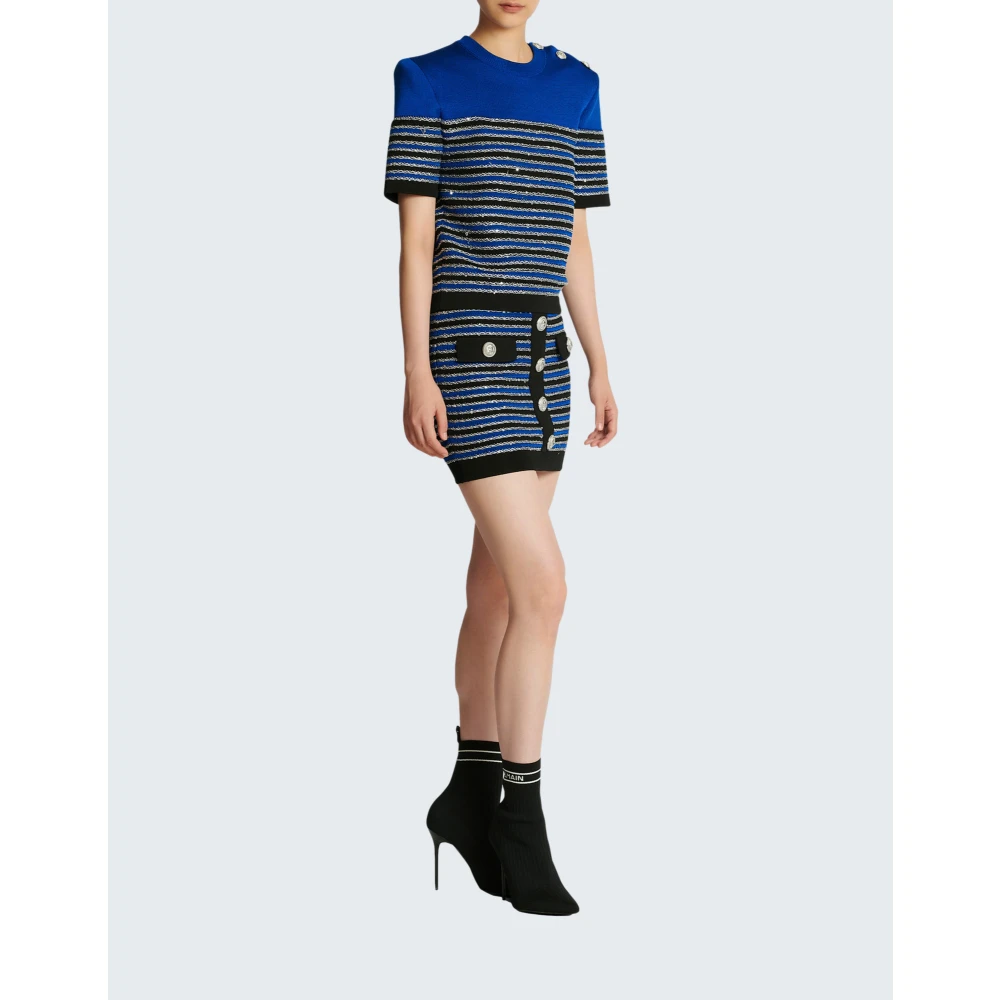 Balmain Blouses Blue Dames