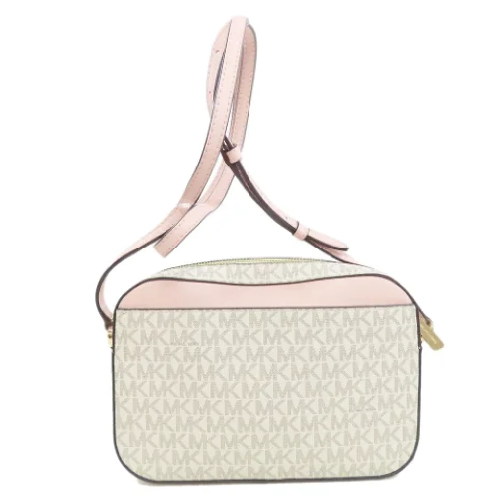 Michael Kors Pre-owned Canvas shoulder-bags Beige Dames