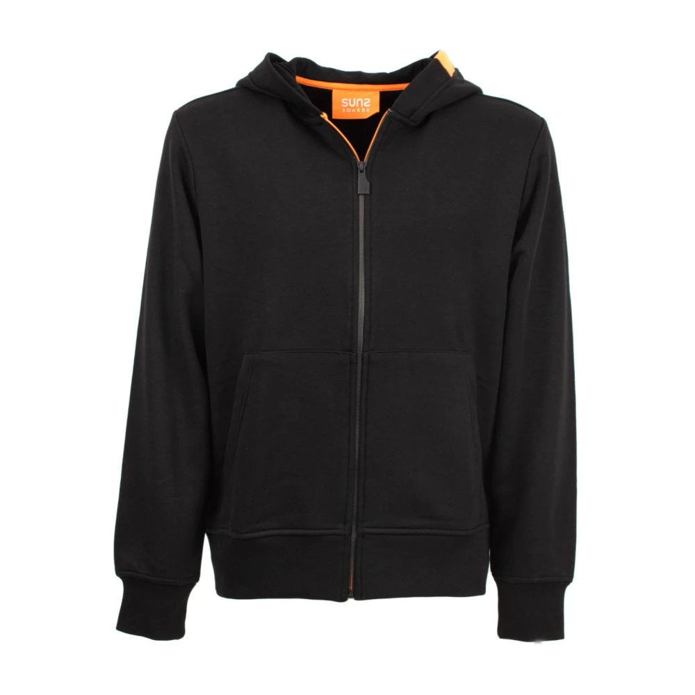 Suns Gezellige hoodie voor zonnige dagen Black Heren