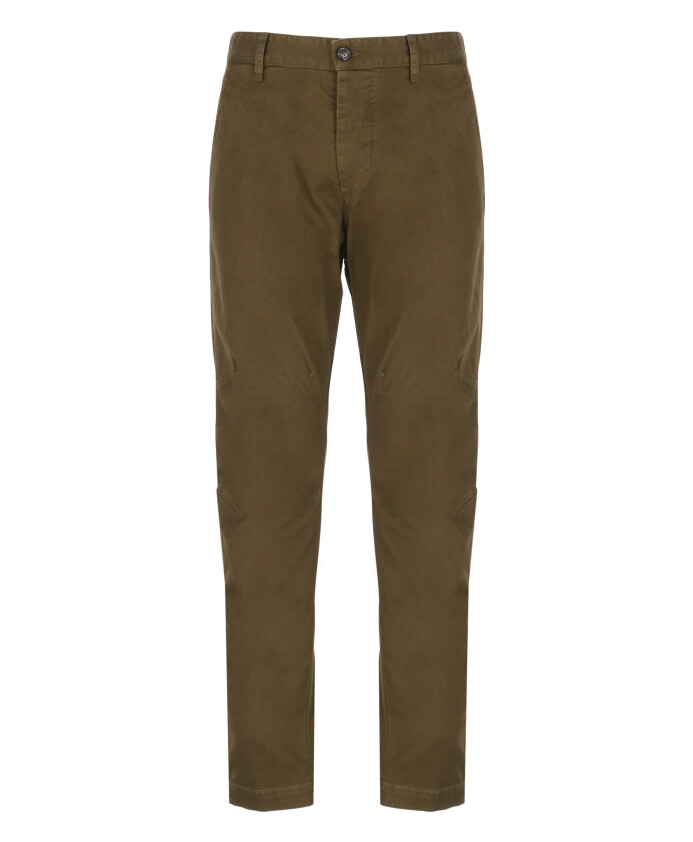 pantalon-vert-en-coton-avec-passants-de-ceinture