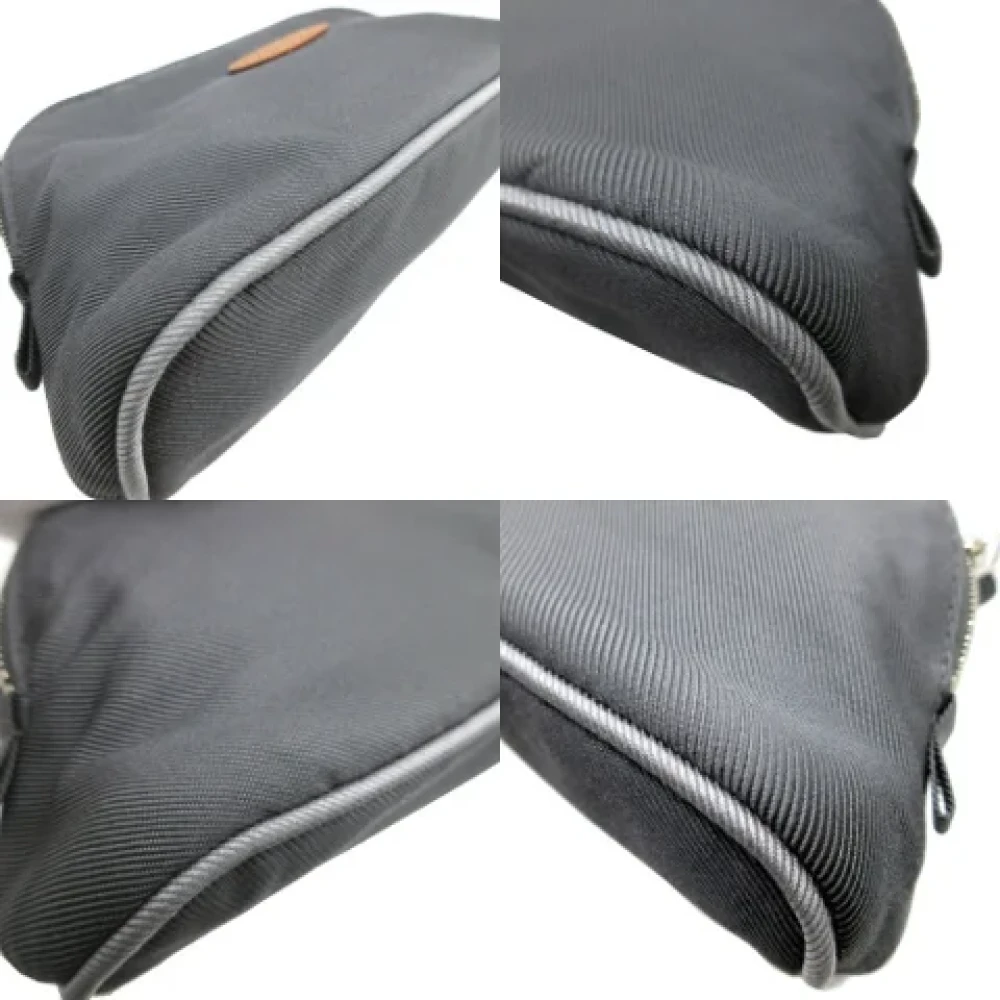 Hermès Vintage Pre-owned Fabric pouches Gray Dames