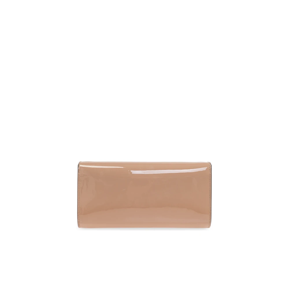 Jimmy Choo Clutch Emmie Beige Dames