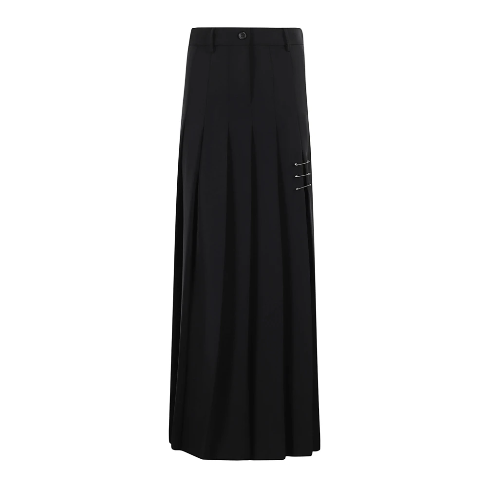 Department Five Geplooide Maxi Rok Black Dames