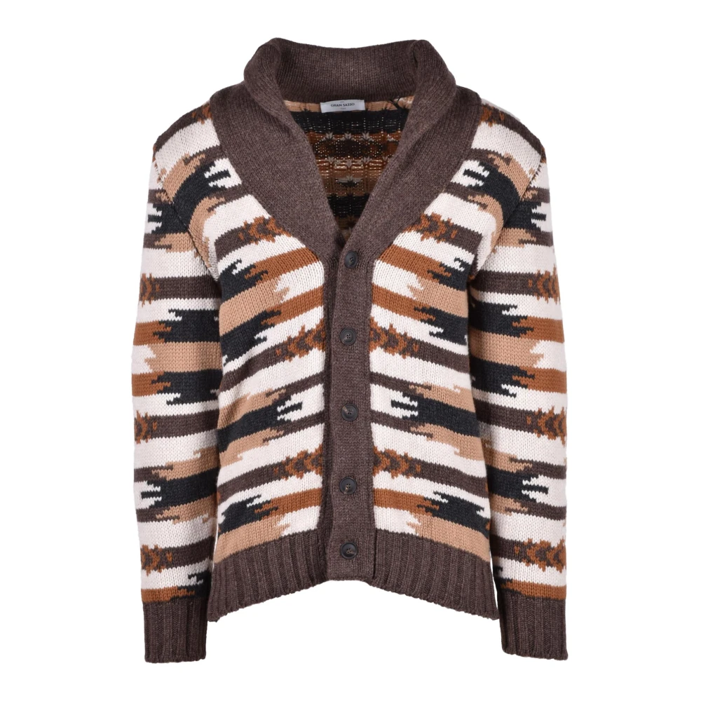 Gran Sasso Cardigan Multicolor Heren