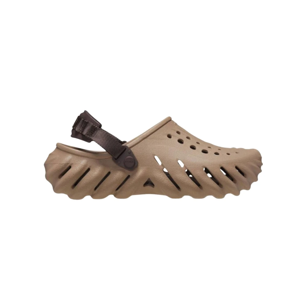 Crocs Herr Beige Skor 42 Eu, Jute, Echo Clog: Urbant Stil Komfort Skor