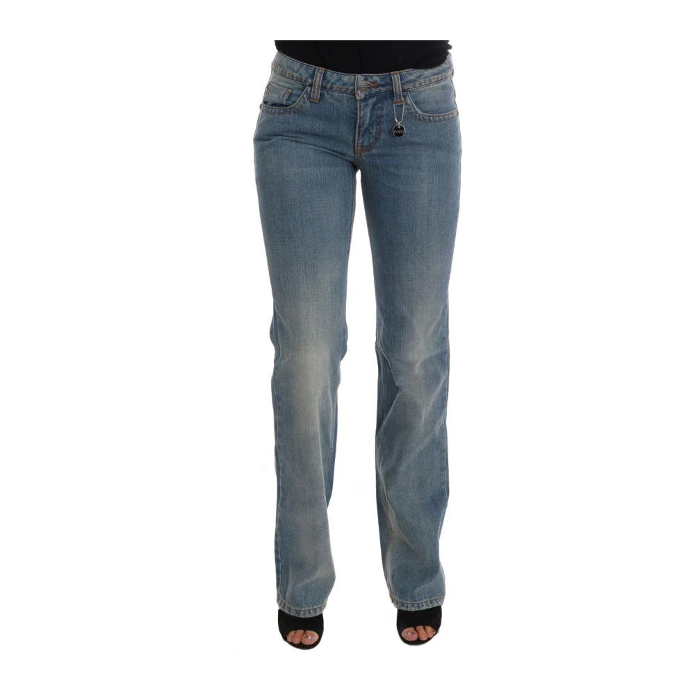 Costume National Blauwe Klassieke Rechte Jeans Blue Dames